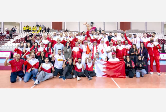 Bahrain storm to double gold
